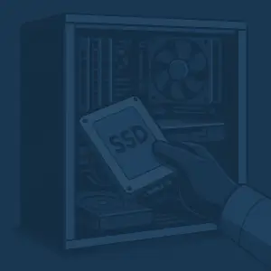 Remplacement disque/SSD (pièce non incluse)