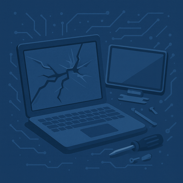Remplacement d’écran LCD pour ordinateur portable