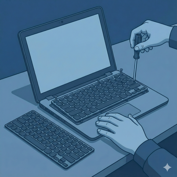 Remplacement Clavier (Vissé / Standard)